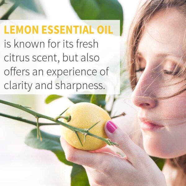 Garden of Life Essential Oil, Lemon USDA Organic & Pure, Clean, Undiluted & Non-GMO for Diffuser, Aromatherapy, Meditation, Joyful, Aromatic, Calming, Refreshing, 0.5 Fl Oz - Image 5