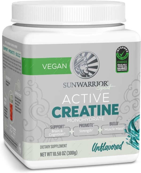 Creatine Monohydrate Powder Micronized PreWorkout Recovery Supplement | Support Muscle Building Strength Training Cognition | Vegan & Keto Friendly Easily Mixes (60 Serving) Unflavored Active Creatine - Image 2