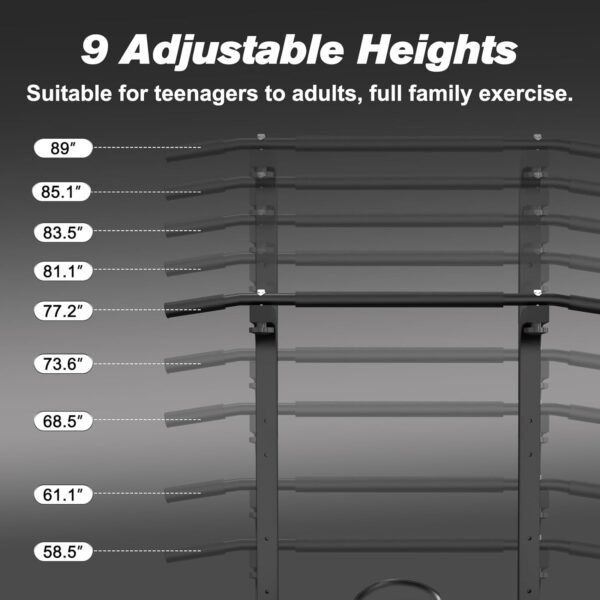 RELIFE REBUILD YOUR LIFE Power Tower Pull Up Bar Station Workout Dip Station for Home Gym Strength Training Fitness Equipment - Image 6