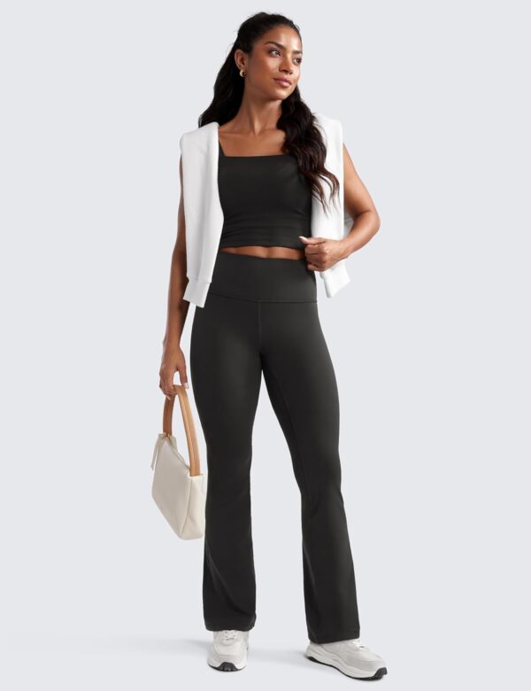 CRZ YOGA Womens Butterluxe High Waist Flare Pants 29" / 30.5" / 32" / 33.5" - Yoga Bootcut Wide Leg with Pocket Lounge - Image 4