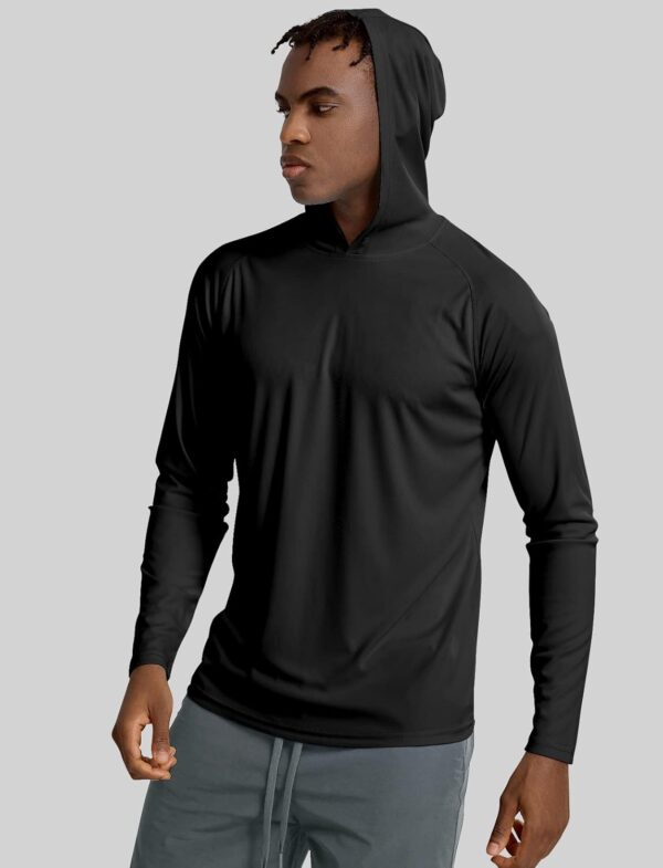 Zengjo Men's Lightweight Pullover Hoodie - Hooded Long Sleeve Workout Shirts - Image 7