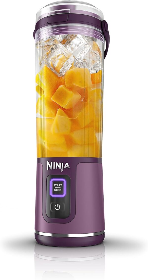 Ninja BC151PR Blast Portable Blender, Cordless, 18oz. Vessel, Personal Blender-for Shakes & Smoothies, BPA Free, Leakproof-Lid & Sip Spout, USB-C Rechargeable, Dishwasher Safe Parts, Passion Fruit - Image 14