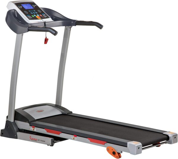 Sunny Health & Fitness Smart WiFi Treadmills – Compact, Foldable, Portable, Under Desk & Incline Options (Manual & Auto), Brushless Motor, & Bluetooth SunnyFit App, LED Display, Shock Absorption - Image 4