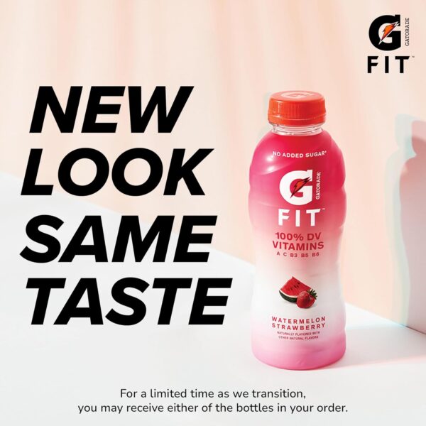 Gatorade Fit Electrolyte Beverage, Healthy Real Hydration, New 2.0 4 Flavor Variety Pack, 16.9.oz Bottles (12 Pack) - Image 3