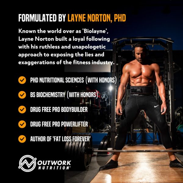 Outwork Nutrition Recovery Drink - Post Workout Recovery Powder & Creatine Monohydrate Muscle Builder for Men & Women - Creatine for Men & Women - After Workout Drink - Orange Sherbet - 230g - Image 5