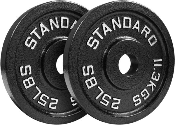 NEXO Steel Olympic Plates 245lb Set - Olympic Standard Premium Coated 2.5lb, 5lb, 10lb, 25lb, 35lb, 45lb Pairs - Image 8