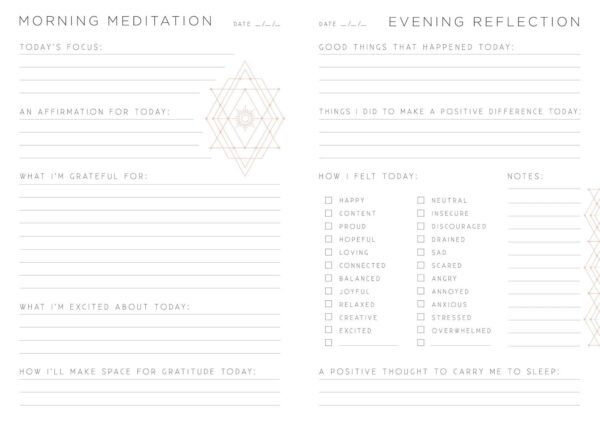 Gratitude: A Day and Night Reflection Journal (90 Days) (Inner World) - Image 4