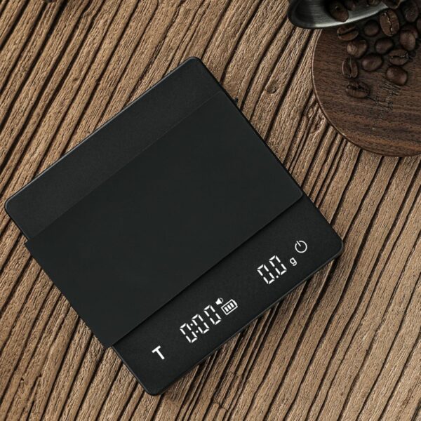 MHW-3BOMBER Espresso Scale with Timer,Small Coffee Scale with Solid-Liquid Detection,Auto Tare Digital Coffee Bean Scale,0.1g Accurate Weighting,2 Mode,Black ES6027B-OS - Image 8