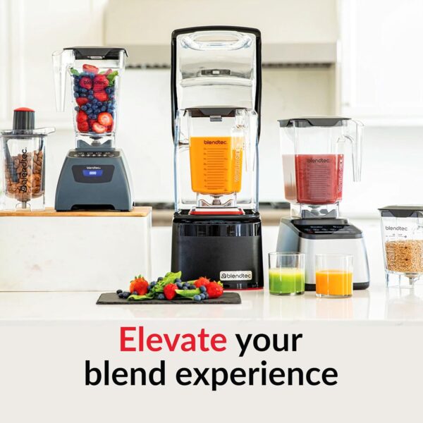 Blendtec Total Blender Classic - Includes FourSide Jar (75 oz) - 10-Speed Professional-Grade Countertop Blender - High-Power Kitchen Blender with 6 Pre-Programmed Cycles - Black - Image 3