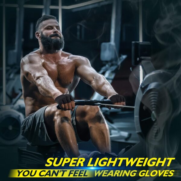 ihuan New Weight Lifting Gym Workout Gloves Men & Women, Great for Weightlifting, Exercise, Training, Fitness - Image 5