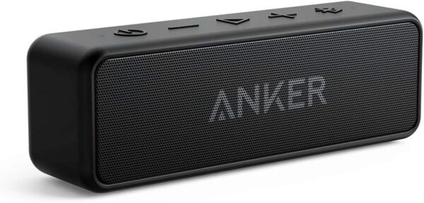 Anker Soundcore 2 Portable Bluetooth Speaker with Stereo Sound, Bluetooth 5, Bassup, IPX7 Waterproof, 24-Hour Playtime, Wireless Stereo Pairing, Speaker for Home, Outdoors, Travel - Image 2