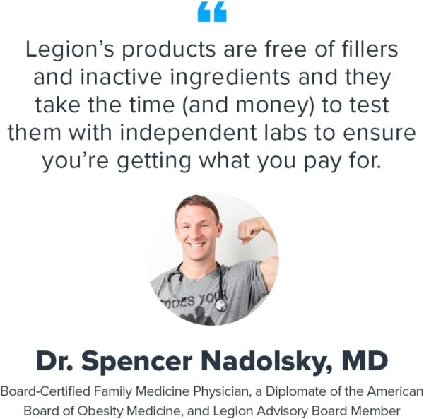 LEGION Recharge Post Workout Supplement (Strawberry Lemonade) - All Natural Muscle Builder & Recovery Drink with Micronized Creatine Monohydrate. Naturally Sweetened & Flavored 60 Serving - Image 7