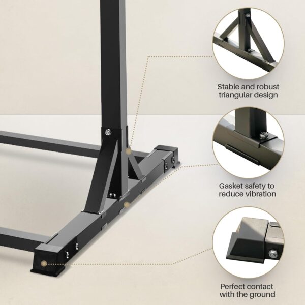 Pull Up Station, Bongkim Power Tower Portable Pullup Bar Station, Pull Up Bar for Home Gym, Pull Up Tower Station 330LBS - Image 5