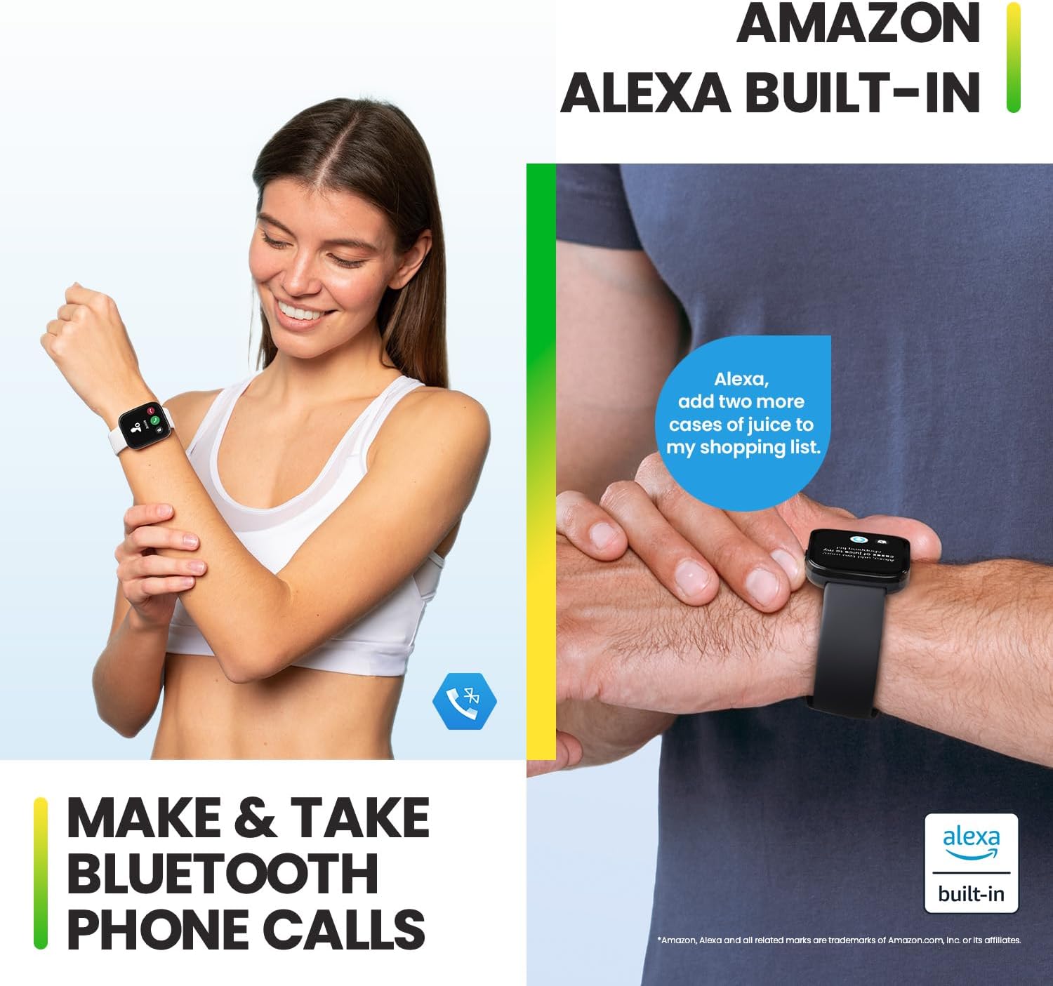 Amazfit Bip 5 Smart Watch 46mm, GPS, Amazon Alexa Built-in, Bluetooth Calling, 10-Day Battery, Heart-Rate & VO2 Max, Sleep Health Monitoring, AI Fitness Tracker App, for Android & iPhone, Black - Image 4