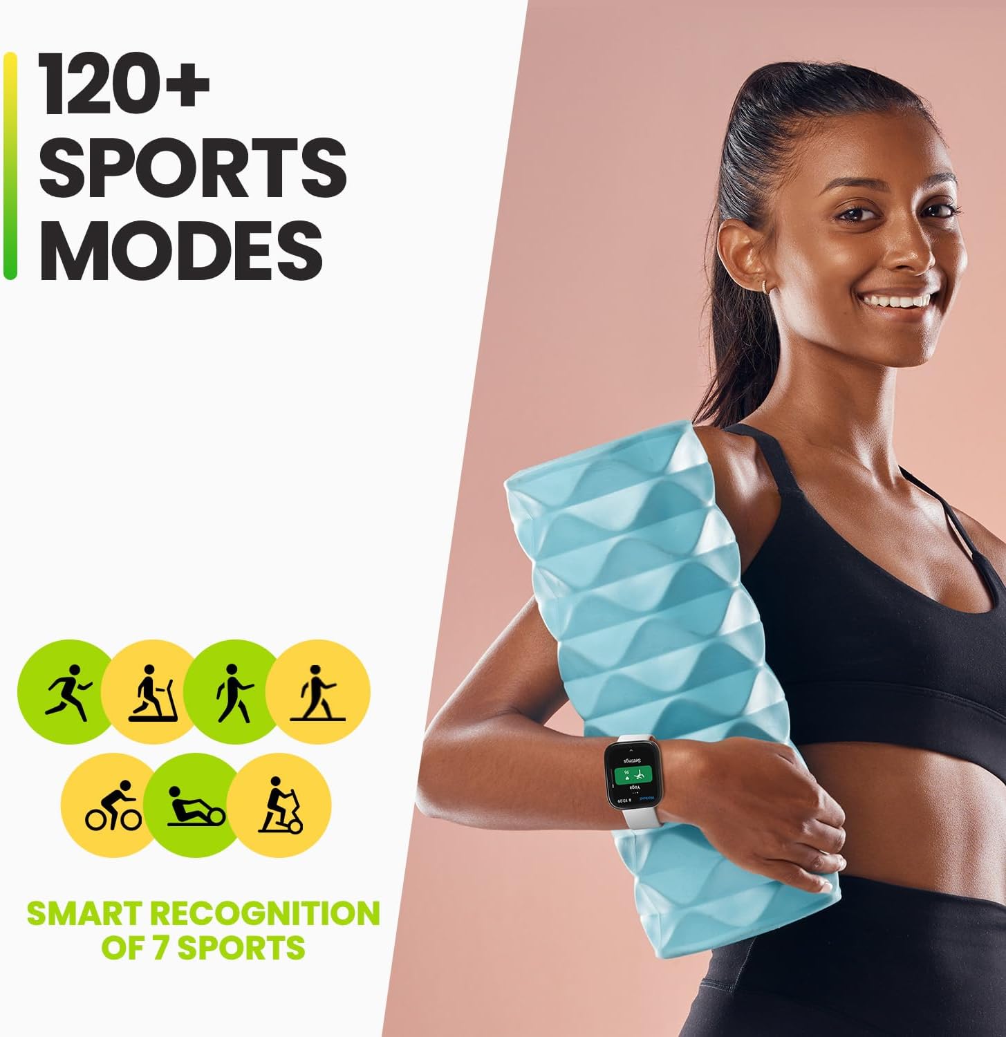 Amazfit Bip 5 Smart Watch 46mm, GPS, Amazon Alexa Built-in, Bluetooth Calling, 10-Day Battery, Heart-Rate & VO2 Max, Sleep Health Monitoring, AI Fitness Tracker App, for Android & iPhone, Black - Image 11