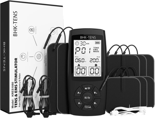 TENS Unit Muscle Stimulator for Pain Relief Therapy, 22 Modes EMS TENS Machine, Electronic Muscle Relaxer for Shoulder Pain Relief, Back Pain, Shoulder Neck Pain Relief - Image 10