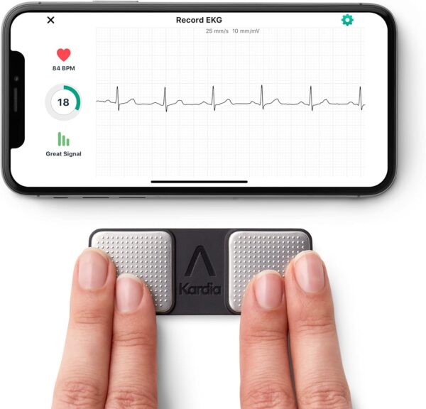 KardiaMobile 1-Lead Personal EKG Monitor – Record at Home – Detects AFib & Irregular Arrhythmias – Easy Results in 30 Seconds – Works w/Most Smartphones - FSA/HSA Eligible - Image 3