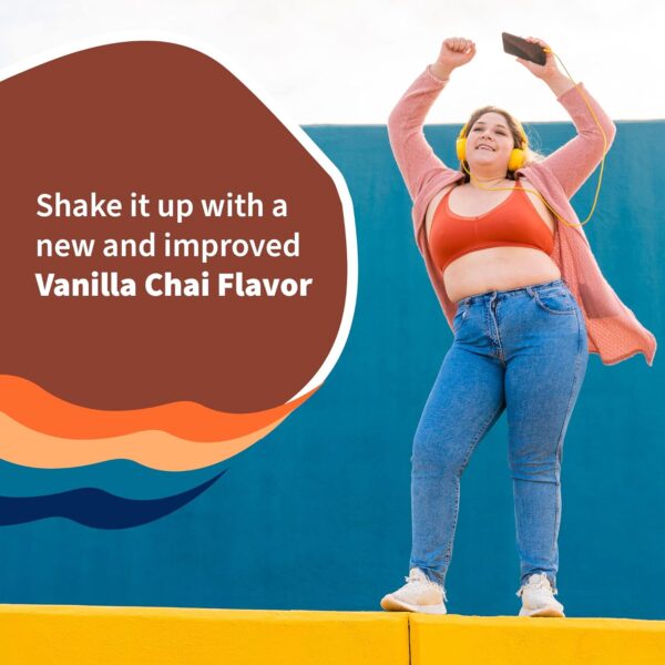 Organic Vegan Vanilla Chai Protein Powder, Garden of Life 22g Plant Based Protein & BCAAs, Organic Protein Powder with Probiotics & Enzymes, Non-GMO, Gluten-Free Lactose Free 1.2 LB - Image 5