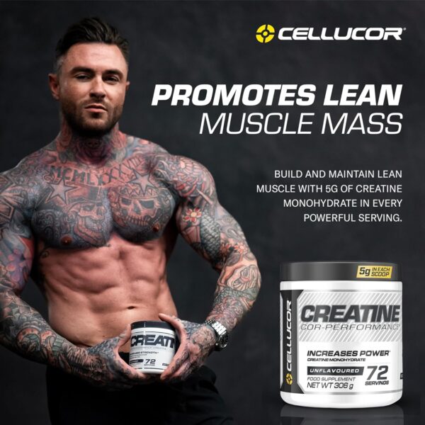 Cellucor Cor-Performance Creatine Monohydrate for Strength and Muscle Growth, 72 Servings - Image 4