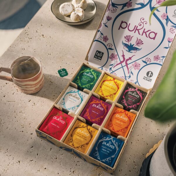 Pukka Herbal Tea Sampler, Organic Tea, Eco-friendly, Self Care Gift Box, 45 Tea Bags, 9 Flavors - Image 5