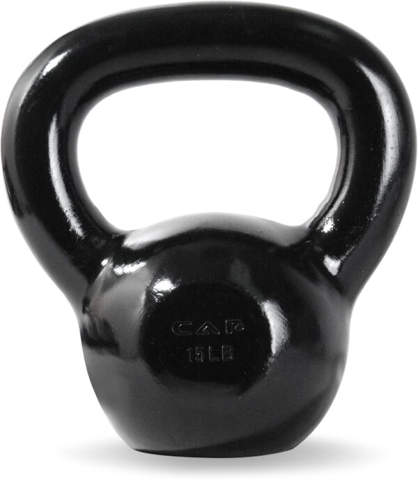 Cap Barbell Enamel Coated Cast Iron Kettlebell - Image 2