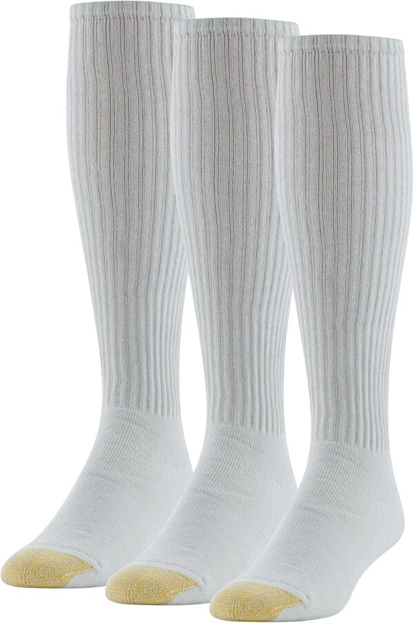 GOLDTOE Men's Ultra Tec Performance Over-The-Calf Athletic Socks, Multipairs - Image 2