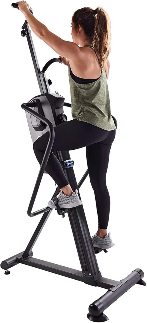 Stamina Products Cardio Climber Home Workout Fitness Exercise Machine with Smart Coaching, LCD Monitor, And Wheels for Easy Storage - Image 7
