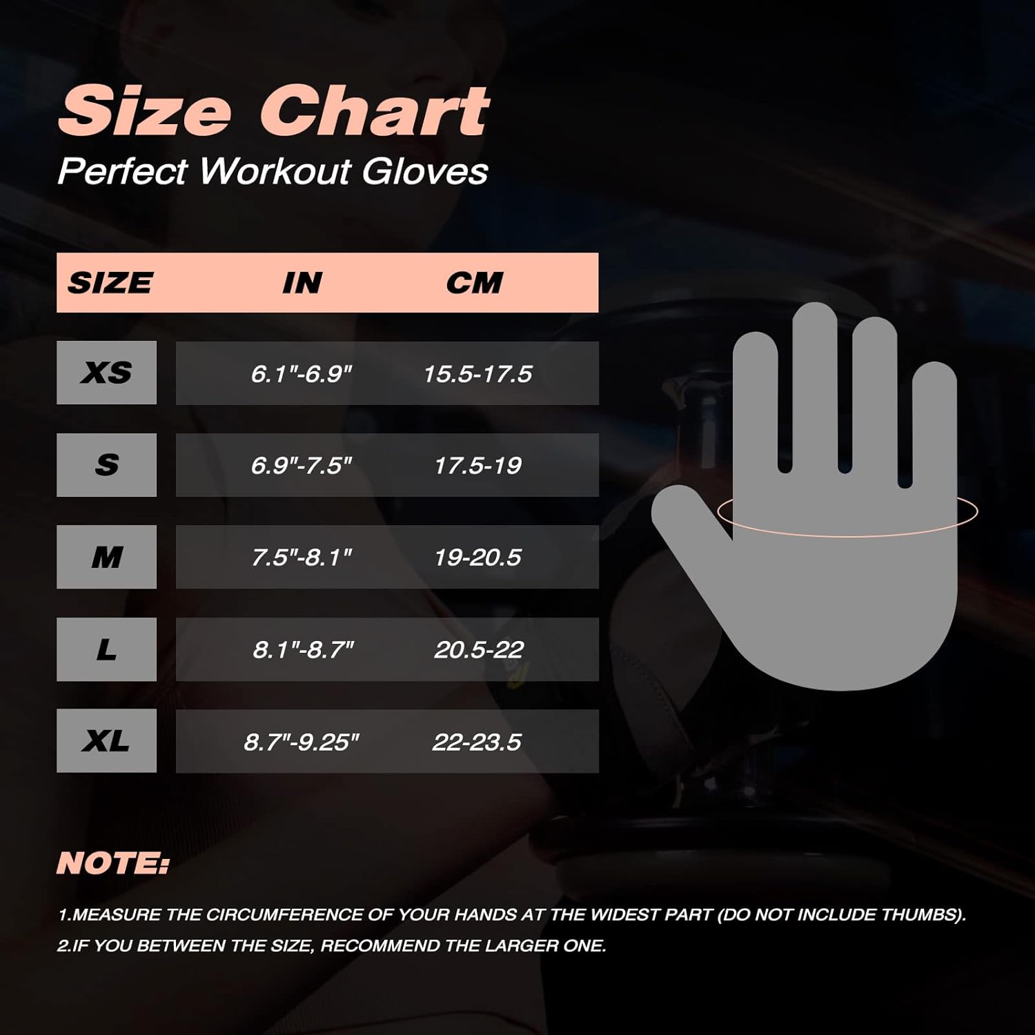 Workout Gloves for Women Men, Lightweight Weight Lifting Glove Breathable Fingerless Gym Gloves, Exercise, Fitness, Training, Cycling - Image 7