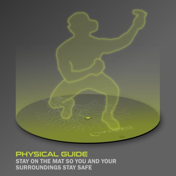 VR Mat - 42" ProxiMat ® Metaverse Portal - X-Large Mat for Virtual Reality - Play with Both Feet on The Mat - Image 4