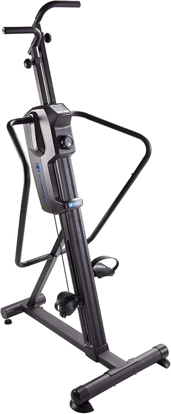 Stamina Products Cardio Climber Home Workout Fitness Exercise Machine with Smart Coaching, LCD Monitor, And Wheels for Easy Storage - Image 2
