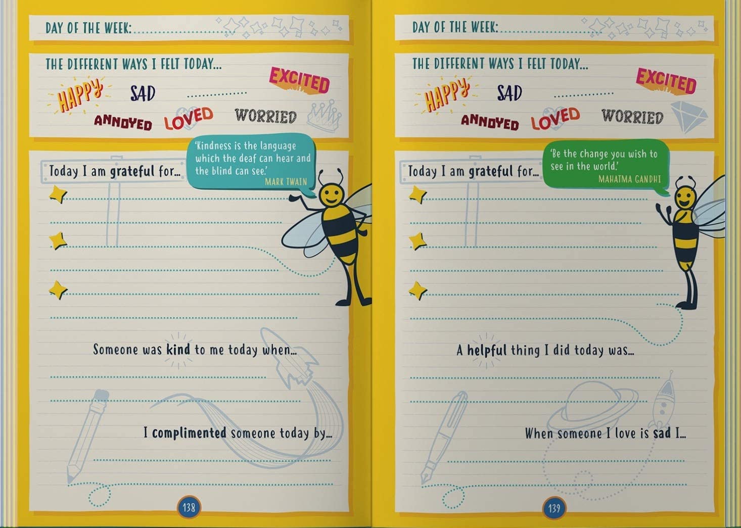 Happy Confident Me: Daily JOURNAL - Gratitude and Growth Mindset Journal that boosts children's happiness, self-esteem, positive thinking, mindfulness and resilience - Image 15