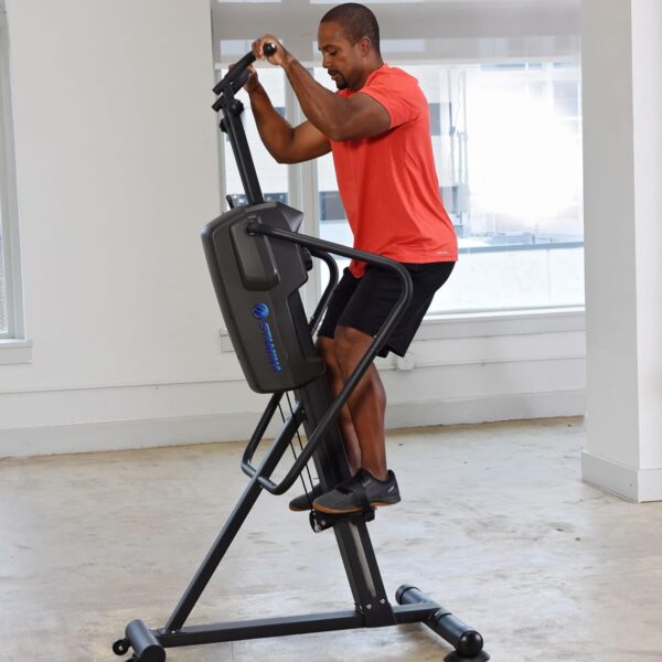 Stamina Products Cardio Climber Home Workout Fitness Exercise Machine with Smart Coaching, LCD Monitor, And Wheels for Easy Storage - Image 6