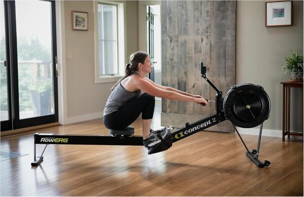 Concept2 RowErg Model D Indoor Rowing Machine with PM5 Monitor, Device Holder, Adjustable Air Resistance, Easy Storage - Image 3