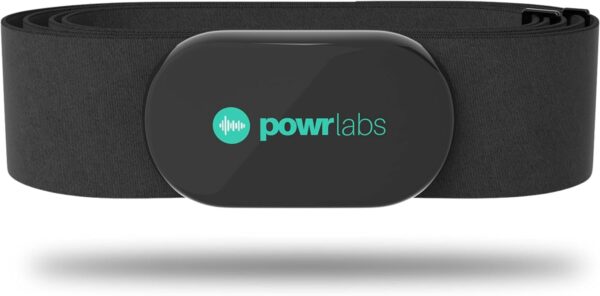 Powr Labs Bluetooth and ANT+ Heart Rate Monitor Chest Strap - Compatible with Polar, Garmin, Peloton, Wahoo - Image 2