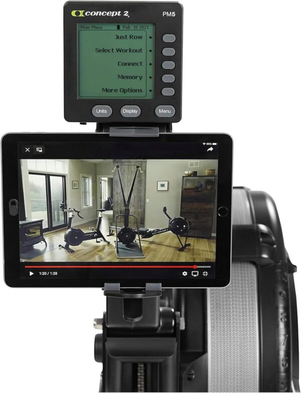 Concept2 RowErg Model D Indoor Rowing Machine with PM5 Monitor, Device Holder, Adjustable Air Resistance, Easy Storage - Image 8