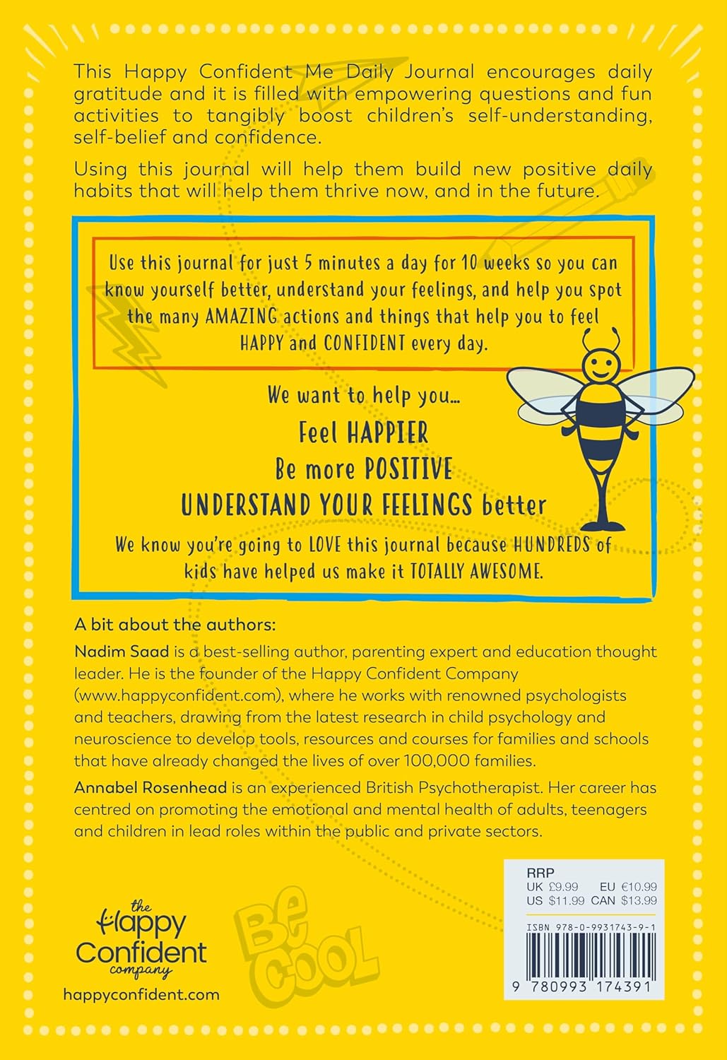 Happy Confident Me: Daily JOURNAL - Gratitude and Growth Mindset Journal that boosts children's happiness, self-esteem, positive thinking, mindfulness and resilience - Image 3