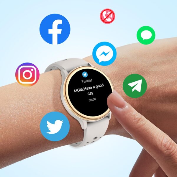 Smart Watches for Women, Fitness Tracker with Heart Rate & SpO2 Monitor, IP67 Waterproof Activity Tracker for Men & Women, Smart Watch for Android Phones and iPhone Compatible (Gray) - Image 9