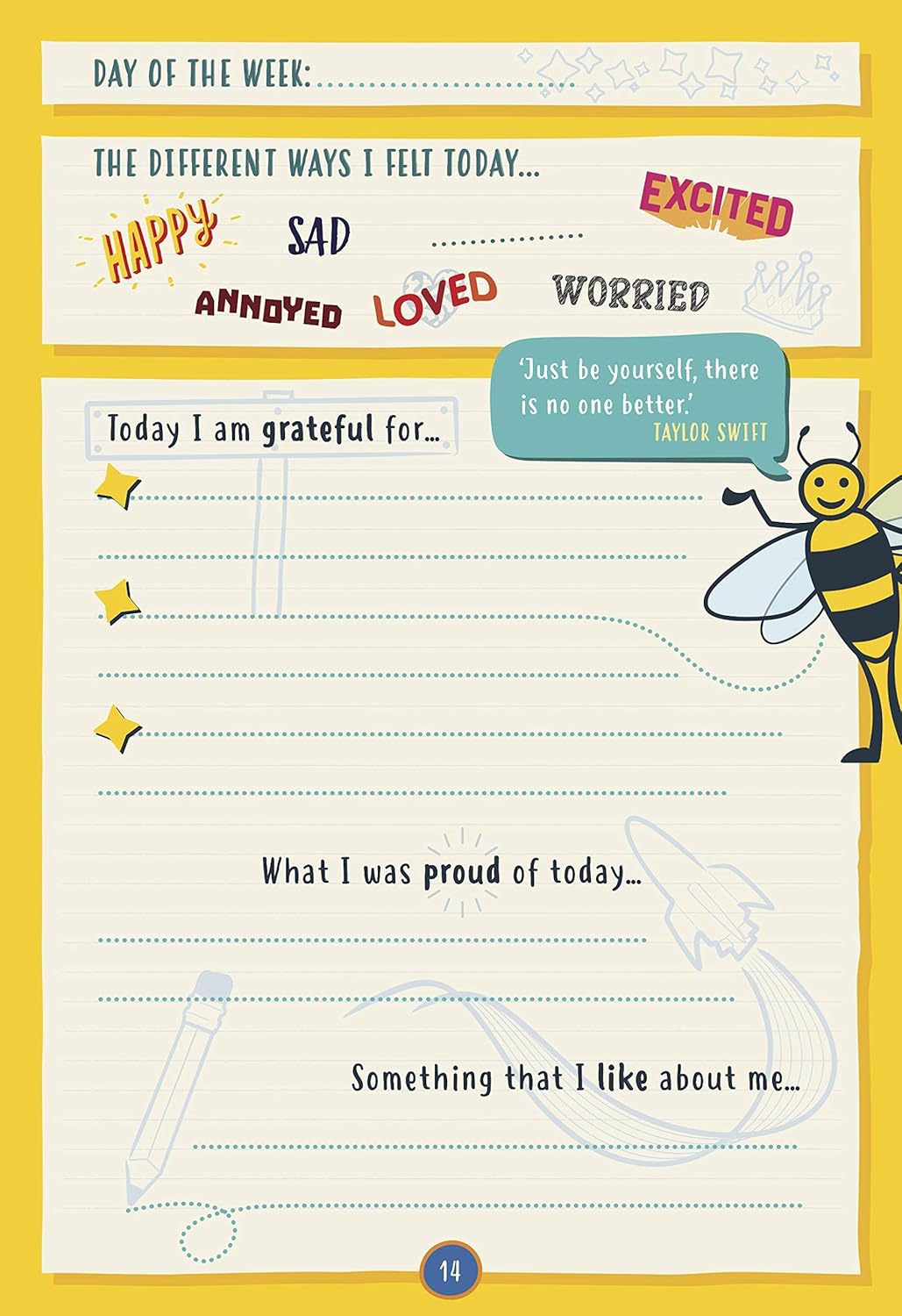 Happy Confident Me: Daily JOURNAL - Gratitude and Growth Mindset Journal that boosts children's happiness, self-esteem, positive thinking, mindfulness and resilience - Image 16