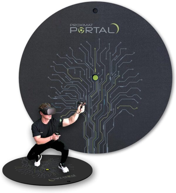 VR Mat - 42" ProxiMat ® Metaverse Portal - X-Large Mat for Virtual Reality - Play with Both Feet on The Mat - Image 2