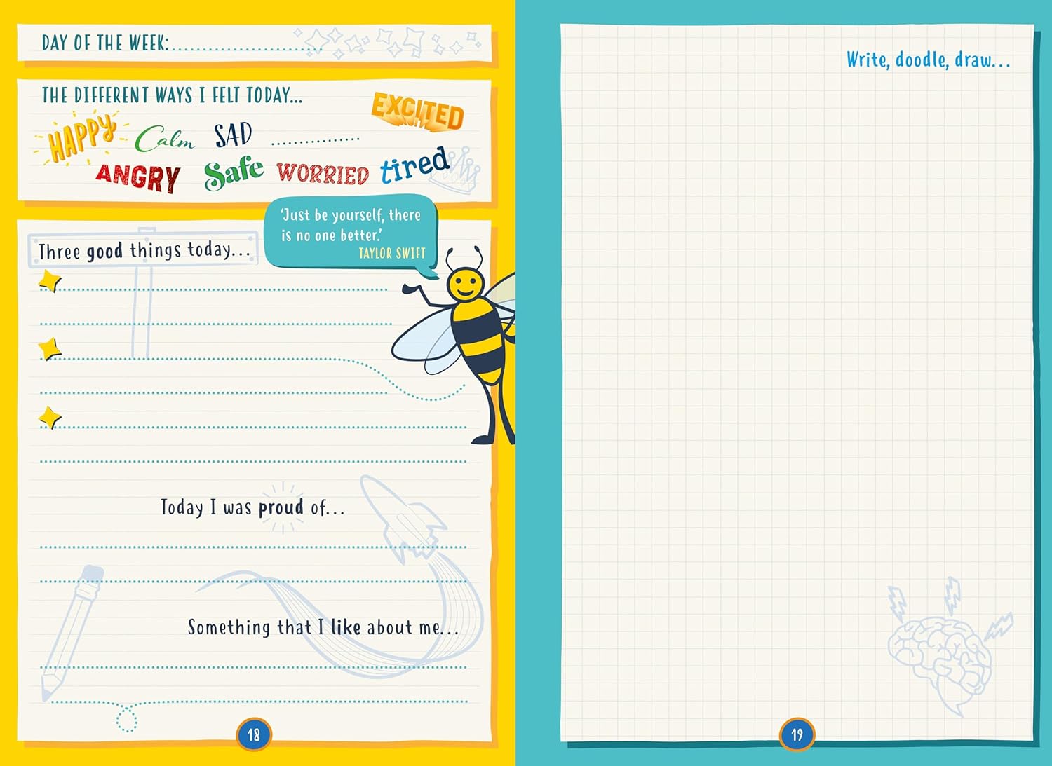 Happy Confident Me: Daily JOURNAL - Gratitude and Growth Mindset Journal that boosts children's happiness, self-esteem, positive thinking, mindfulness and resilience - Image 5