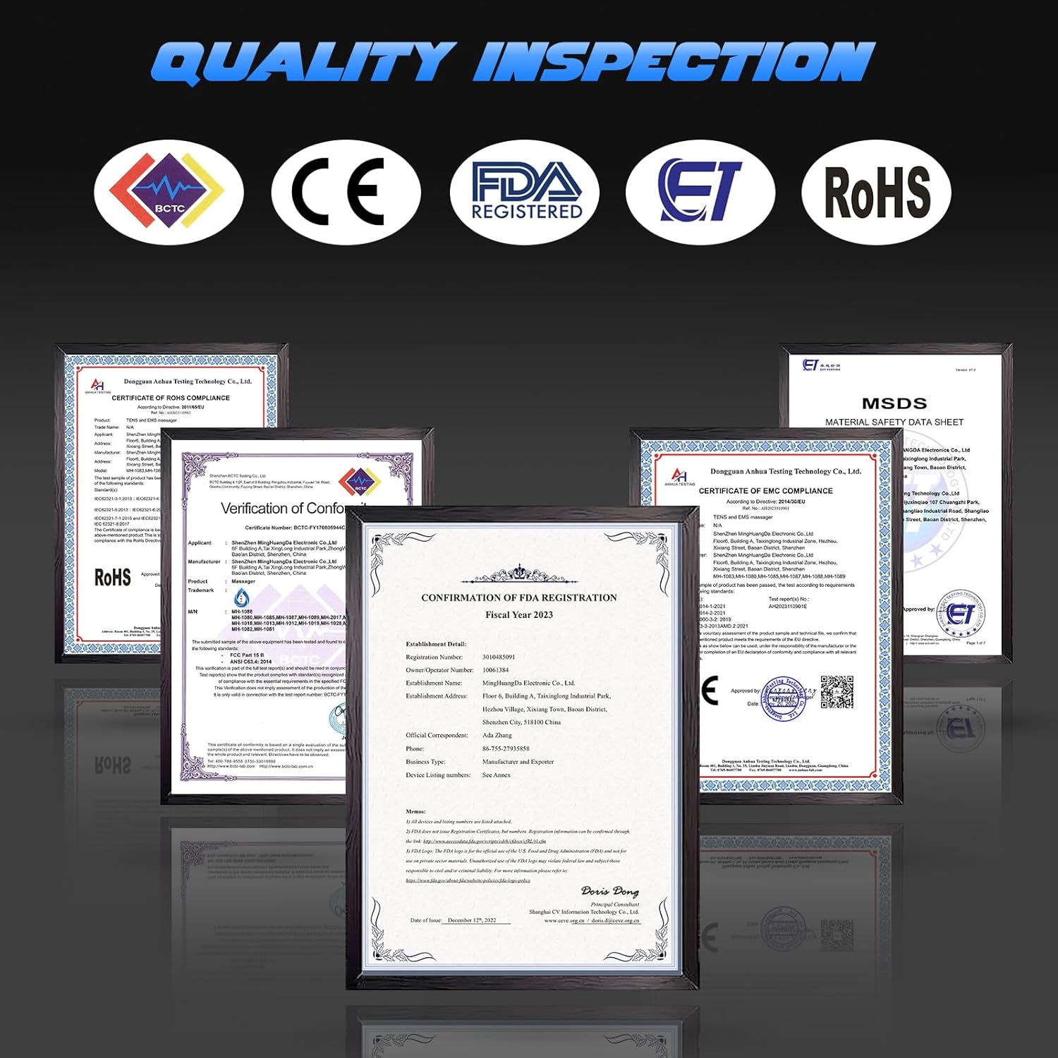 FDA Cleared - MHD TENS Muscle Stimulator - Dual TENS & PMS Functions, 12 Programs for Easy Abs Muscle Stimulation and Activation, Home Gym Use - Image 4