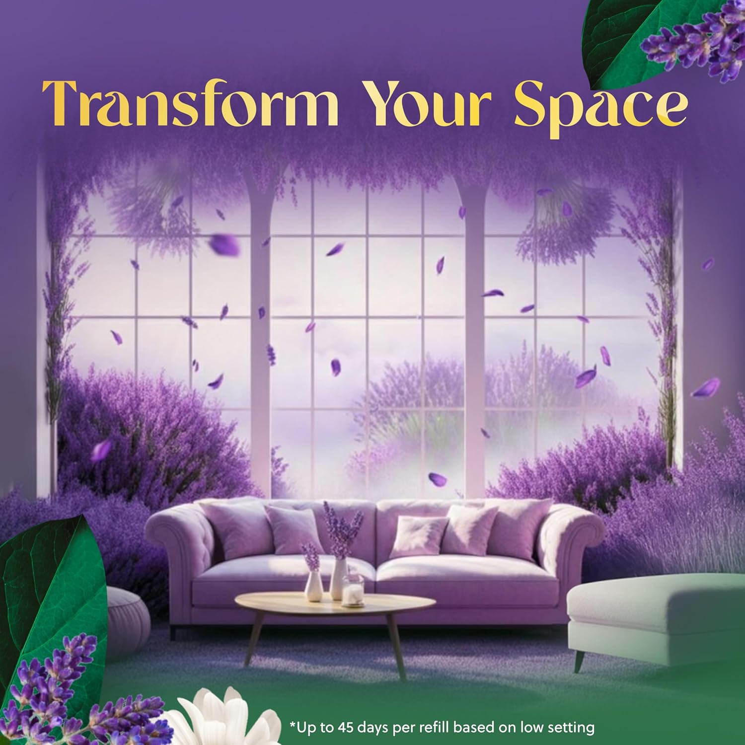 Air Wick Essential Mist Starter Kit, Diffuser + 1 Refill, Lavender and Almond Blossom, Air Freshener, Essential Oils - Image 10