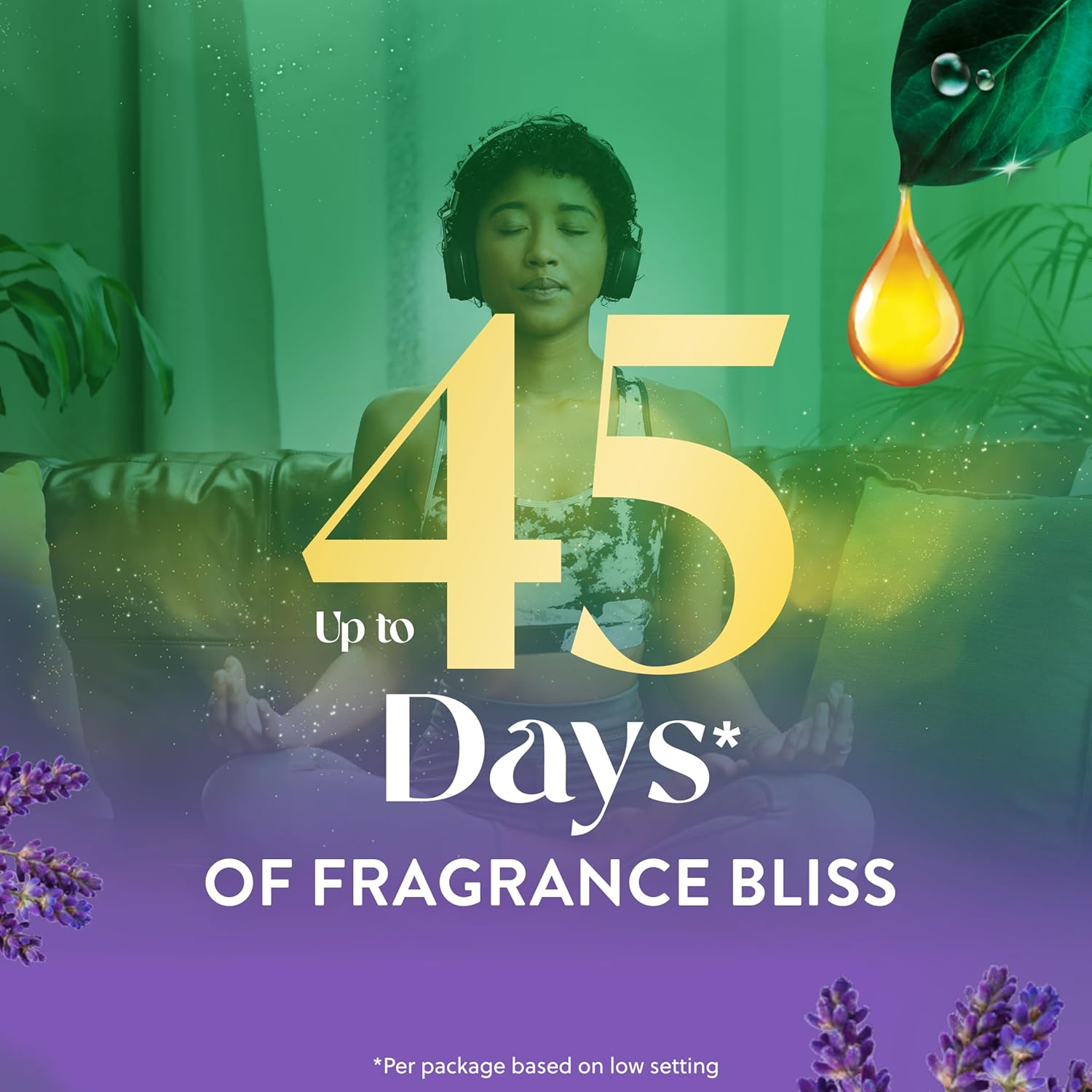 Air Wick Essential Mist Starter Kit, Diffuser + 1 Refill, Lavender and Almond Blossom, Air Freshener, Essential Oils - Image 4