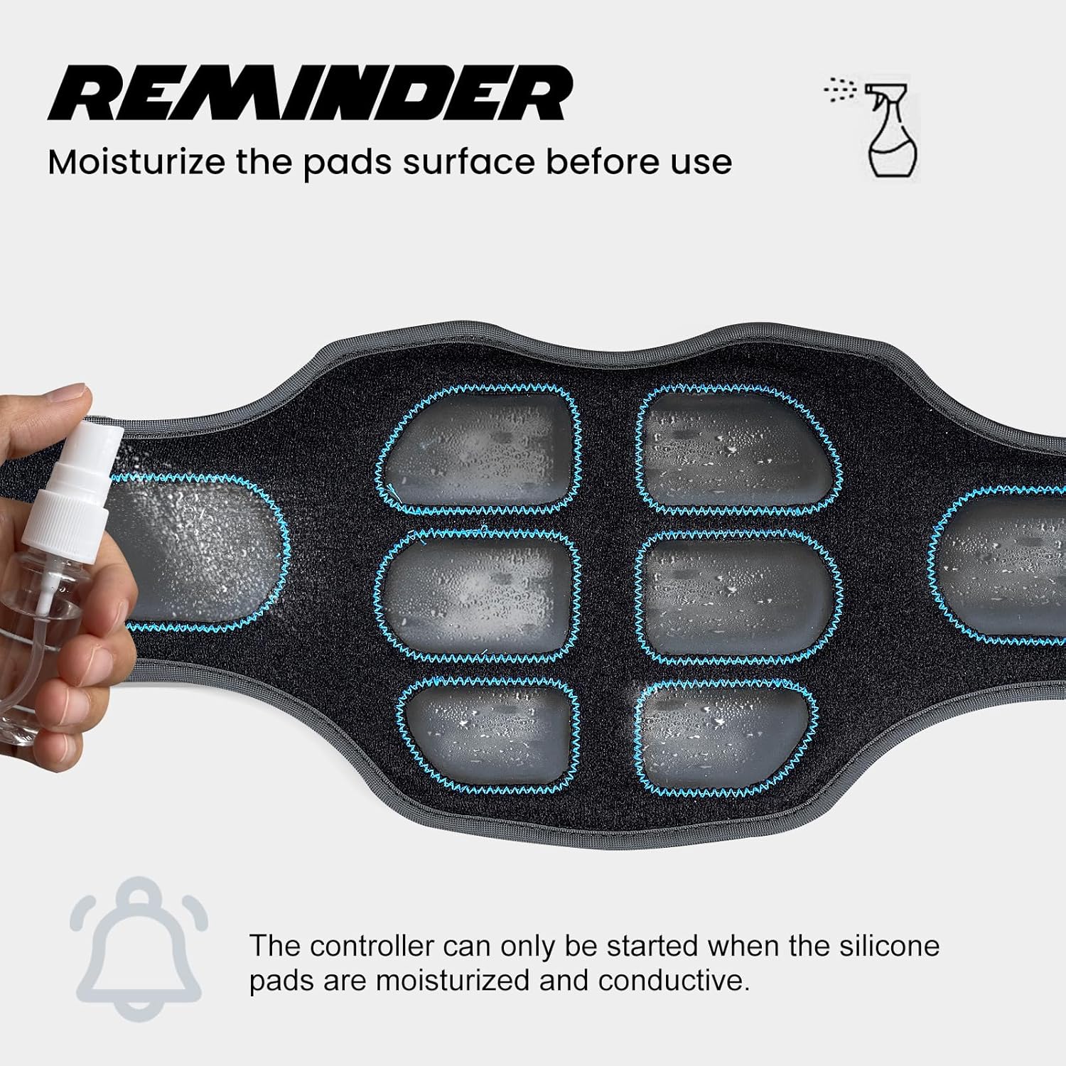 FDA Cleared - MHD TENS Muscle Stimulator - Dual TENS & PMS Functions, 12 Programs for Easy Abs Muscle Stimulation and Activation, Home Gym Use - Image 8