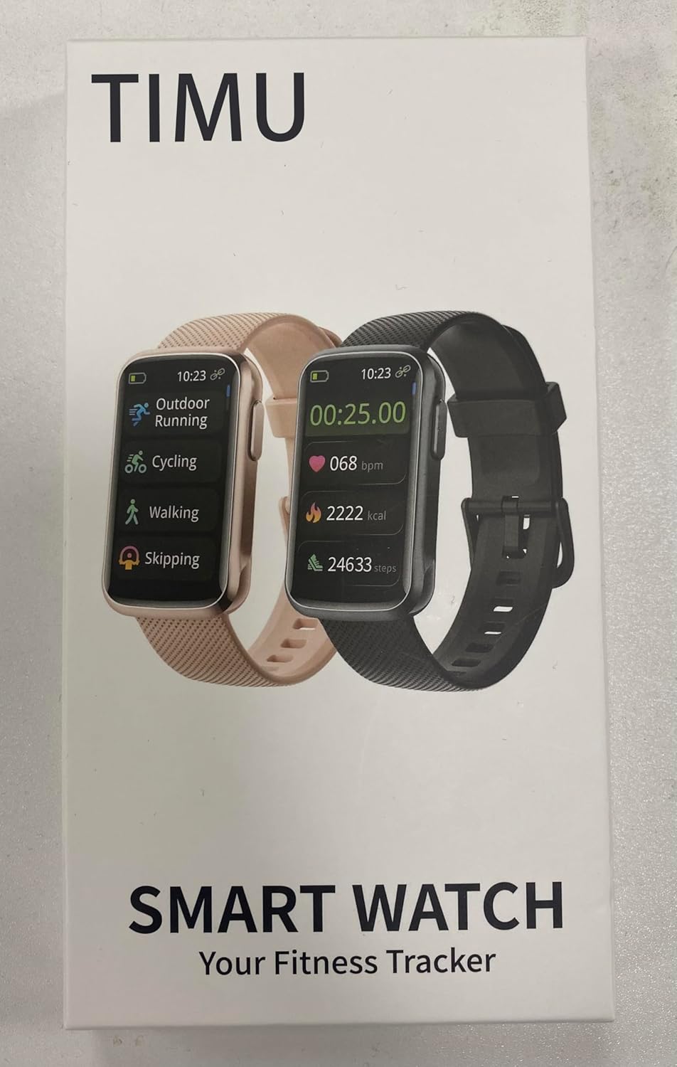 TIMU Health Fitness Tracker with 24/7 Heart Rate Sleep Monitor, IP68 Waterproof Activity Trackers and Smartwatches, Step Calorie Counter Fitness Watch for Android/iOS, Pedometer for Women Men(Black) - Image 8