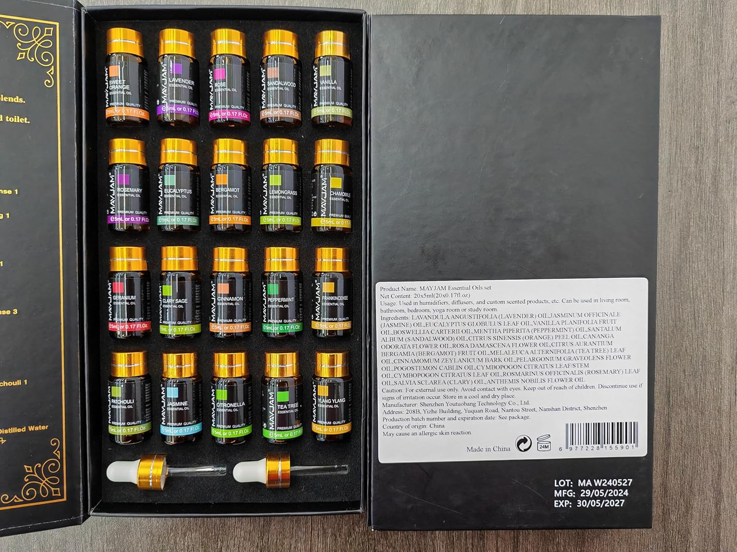 Tea Tree 20 Pcs Pure Essential Oil Gift Set, for Diffuser, Humidifiers, Skin Care, Massage, Fragrance Oil Scent for DIY Candle and Soap Making, Gift for Friend (5ML) - Image 9