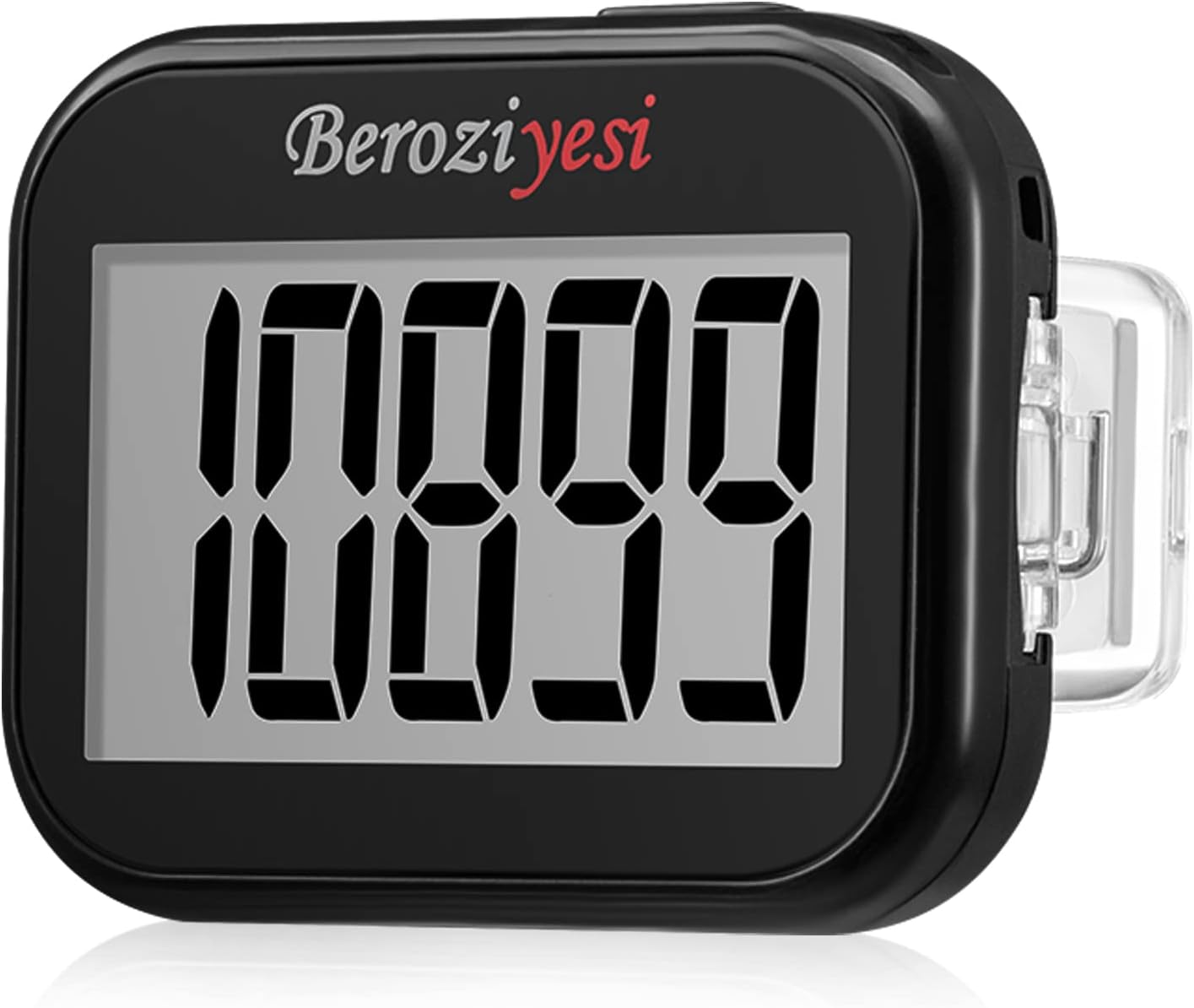 3D Pedometer for Walking, Simple Step Counter for Walking with Removable Clip and Lanyard, Accurate Pedometers for Steps, Step Tracker with Large Display for Men Women and Kids - Image 2