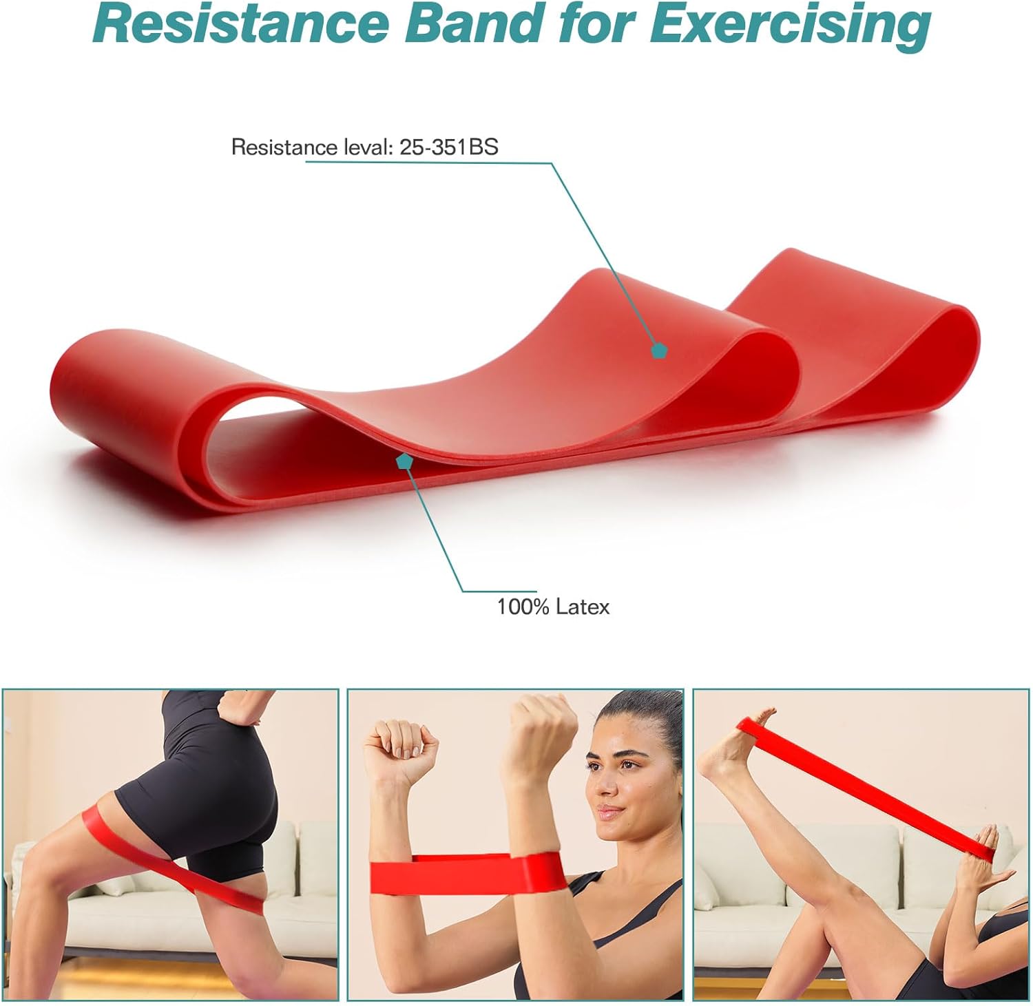 5 in 1 Foam Roller Set - Trigger Point Foam Back Roller, Muscle Roller Stick, Massage Ball, Stretching Band for Deep Muscle Massage Pilates Yoga,Fitness Exercise for Whole Body Release - Image 7