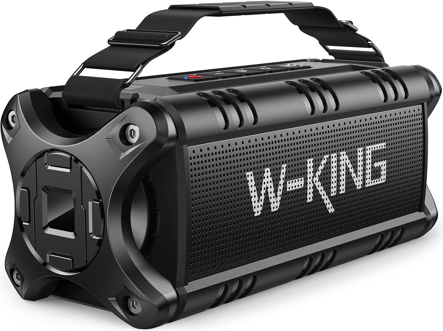 W-KING Bluetooth Speaker, 90W Max Portable Outdoor Speaker Loud, IPX6 Waterproof/50W Deep Bass Subwoofer/40H/EQ/Dual Pairing/TF/AUX, Large Boombox Speakers Bluetooth Wireless for Party/Beach/Jobside - Image 2
