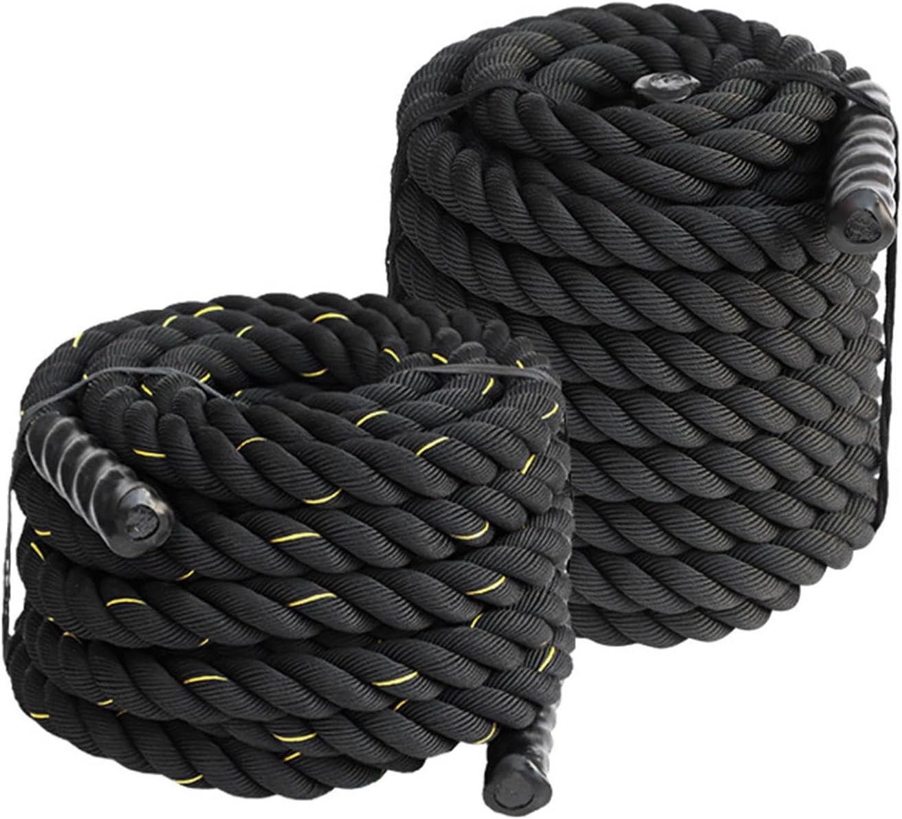 Battle Rope Equipment Fitness Rope Climbing Rope Physical Improve Strength 2.8M/3M Training Rope Fitness Exercise Rope, 25mmx2.8m Black - Image 4